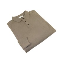 Men's Sweater Knit By BRANGO Turkey Polo Neck Cotton Blend 21228 Dark Beige image 2