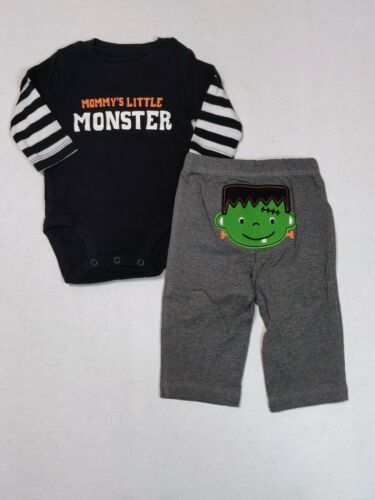 Carter&#39;s 2 Piece Halloween Outfit for Boys Newborn 3 or 6 Months Mommy&#39;s... - $1.99