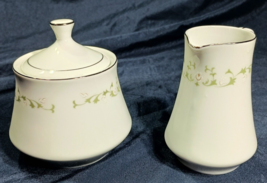 Sheffield Fine China Elegance 502 Sugar Bowl and Creamer Set Made in Japan - $12.73