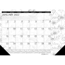 House Of Doolittle Monthly Desk Pad 1ppm 12Mth Jan-Dec 18-1/2&quot;x13&quot; BKWE 1876 - £23.71 GBP