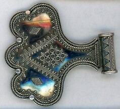 Argent Étiquette Pendentif, Poinçon Argent En Décor Type Motif - $27.17