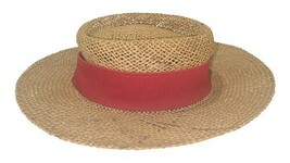 Vintage Peter Grimm Headwear USC TROJANS Gambler Crown 3.5″ Brim Straw Sun Hat image 5