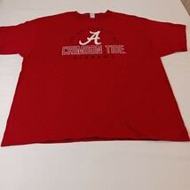 Hanes University of Alabama Crimson Tide Men&#39;s Red T-Shirt Short Sleeve ... - €10,66 EUR