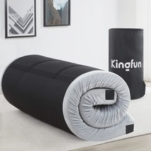 Kingfun 3 Inch Certipur-Us Memory Foam Camping Mattress, Waterproof Roll Up - £90.78 GBP