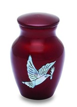 Pearl Dove 3 Cubic Inches Small/Keepsake Funeral Cremation Urn for Ashes - £59.31 GBP