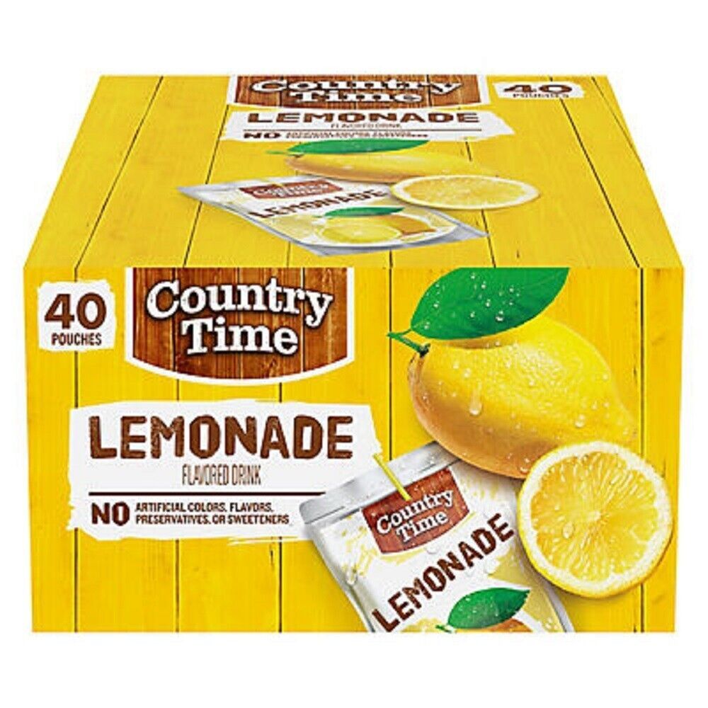 Country Time Lemonade Pouch 6 fl. oz. 40 pk NO SHIP TO CA - $27.71