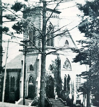 C1915 Trinity Church Downtown Sherbrooke Quebec Photogravure Canada DWMM5 - $19.99
