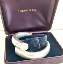 TIFFANY &amp; CO rigid bracelet in sterling silver 925 Cuff bracelet Made in... - £706.10 GBP