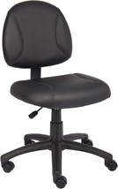 Boss Office Products Posture Task Chair Without Arms In Black - £83.10 GBP