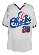 Bo Jackson #28 Memphis Chicks Custom Baseball Jersey White Any Size image 4