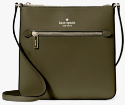 Kate Spade Sadie North South Crossbody Dark Army Green Leather K7379 NWT... - $89.09