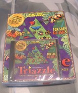 Triazzle Animated Puzzle Challenge Video Game Pc Cd-ROM E-Everone - $331.09 MXN