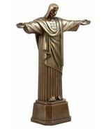 Christ The Redeemer Statue Of Jesus Brazil Corocovado Landmark Figurine ... - $43.99