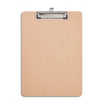 Staples Hardboard Clipboard Letter size Brown 9&quot; x 12-1/2&quot; 1671406 - £10.17 GBP