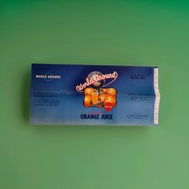 World Around Uncirculated Unsweet Orange Juice Label H.b. PAULK GRO OPP, AL - €11,20 EUR
