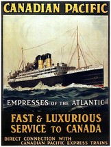 Decor Travel Poster.Fine Graphic Art Design.Steam Ship.Home Design Art.723 - £13.48 GBP+