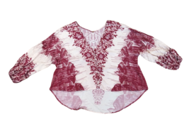 Free People Womens Long Sleeve Top Floral Pink Size Xs OB818838 - £30.15 GBP