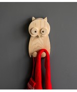 Animal kingdom hanger - OWL / coat hanger, wooden wall hanger, children wall sto - £33.02 GBP