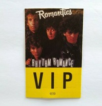 Romantics Rhythm Romance 1985 Backstage Pass VIP New Wave Pop Rock Music Concert - £14.28 GBP