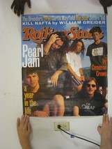 Pearl Jam Poster Rolling Stone Cover - $182.35