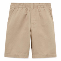 Okie Dokie Boys Pull On Shorts Baby Size 9 Months Uniform Khaki Color New - £7.09 GBP