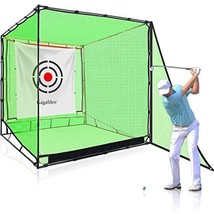 Golf Cage Net Hitting Cage Practice Driving Net High Impact Double Back Stop.... - £316.12 GBP