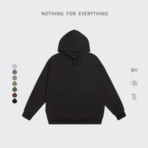 INFLATION Matching Hoodie For Couple Basic Oversized Hoodies Men Casual Plain Ho - £120.40 GBP