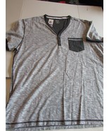 Bar III Graphite Grey Pullover Short Sleeve Men&#39;s XXL Top - $13.54 CAD