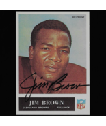 Jim Brown autograph signed 1965 Philadelphia Gum RP Card #71 Browns - $129.99