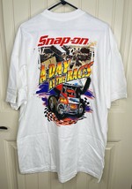 Vintage Snap On Racing Shirt 2XL NOS Back Graphic Hanes Beefy Tag Single... - $39.75