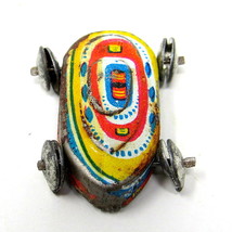 Tin Race Car Bubble Gum Ball Machine Charm Vintage 1950&#39;s Miniature 1&quot;      #18C - £10.11 GBP