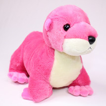 Destination Nation Pink Plush Sea Otter Stuffed Animal Aurora Soft Toy Plush - $9.28