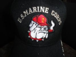 USMC Camo Baseball Cap and Alum Nickel Chrome Plated Ashtray 7" Diameter NEW image 4