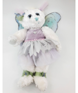 Jody Bergsma Fairy Bear Lavender Blue 2003 HTF Plush Stuffed Toy B350 - £30.88 GBP