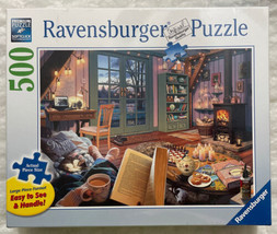 Cozy Retreat Ravensburger Jigsaw Puzzle 500 Pieces 27&quot; x 20&quot; Brand New S... - $13.94