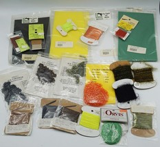 Lot of 20 Fly Tying Fishing Chenille etc. - £23.28 GBP