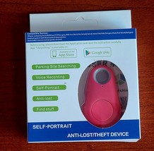 Smart GPS Tracker Finder with Alarm Wireless Waterproof. Pet, Keys, etc. Pink - £4.86 GBP