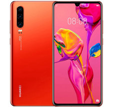 Huawei p30 ele-l29 6gb 128gb dual sim 6.1&quot; fingerprint android 11 amber sunrise - £299.30 GBP