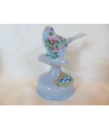 Fenton Blue Burmese Bird on a Font Hand Painted One of A Kind - £114.47 GBP