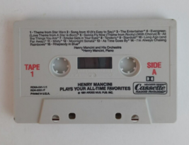 Henry Mancini Plays Your All-Time Favorites Tape 1 Cassette Only - $2.46