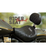 Fit For Royal Enfield Super Meteor 650 Comfort /Solo with Back Rest Tour... - €212,53 EUR