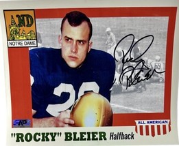 Rocky Bleier Autographed Signed Notre Dame Fighting Irish 8X10 Photo W Ap Holo - £31.10 GBP