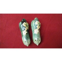 Vintage Laying Cucumber Flower Salt and Pepper Shakers - $19.79