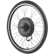 48V 26" Rear Wheel Electric Bicycle Motor Conversion Kit 1000W Ebike Cycling Hub - £241.39 GBP