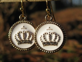 Haunted Crown of Angels Earrings Blessings of Light and LOVE - £11.24 GBP
