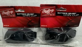 Rawlings Batter&#39;s Helmet Chin Cup Strap Baseball Softball 2 Packs - £7.02 GBP