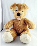 Build A Bear Brown &amp; White 14&quot; Dog Plush - $10.77