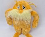 Dr Seuss Lorax Plush Manhattan Toy 2012 Small 6 Inch Stuffed Animal Yellow - $7.99