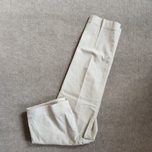 Ann Taylor Loft Julie Dress Pants Womens Size 8 Beige Black White Polka Dots - £19.67 GBP