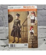 Steampunk Costume Sewing Pattern Jacket_Skirt_Corset 14-22 Simplicity 15... - £9.34 GBP